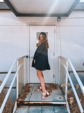 Load image into Gallery viewer, collared button down mini dress
