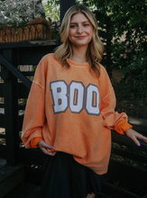 Load image into Gallery viewer, charlie southern: boo corded crew sweatshirt