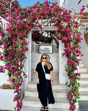 Load image into Gallery viewer, buddy love: carmen cover up maxi dress - black