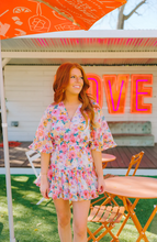 Load image into Gallery viewer, buddy love: polyanna elastic waist mini dress - estate
