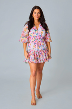 Load image into Gallery viewer, buddy love: polyanna elastic waist mini dress - estate