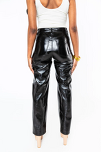 Load image into Gallery viewer, buddy love: gomez vegan leather pants - black