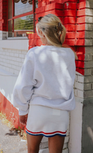 Load image into Gallery viewer, *PREORDER* friday + saturday: america collegiate sweatshirt