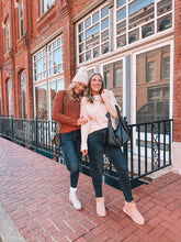 Load image into Gallery viewer, rib off the shoulder pullover knit sweater (adjustable to cowl neck) - natural