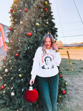 Load image into Gallery viewer, friday+saturday: buddy the elf smiling is my favorite sweatshirt