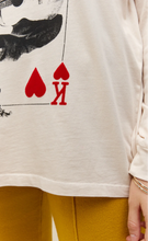 Load image into Gallery viewer, daydreamer: sun records x elvis king of hearts long sleeve merch tee