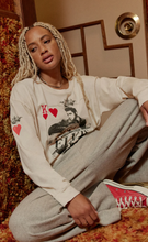 Load image into Gallery viewer, daydreamer: sun records x elvis king of hearts long sleeve merch tee