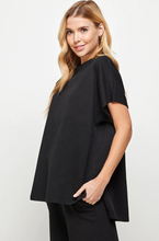 Load image into Gallery viewer, casual textured set - black