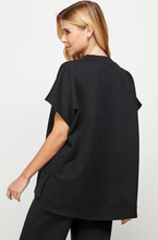 Load image into Gallery viewer, casual textured set - black