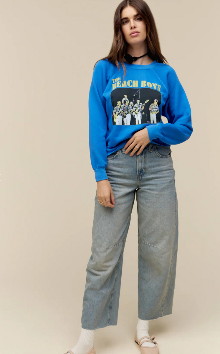 daydreamer: the beach boys concert raglan crew sweatshirt – Amanda