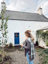 Load image into Gallery viewer, mock neck long sleeve knit sweater - charcoal