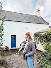 Load image into Gallery viewer, mock neck long sleeve knit sweater - charcoal