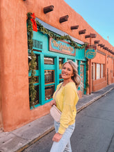 Load image into Gallery viewer, cotton knit stitch detail sweatshirt top - neon lime