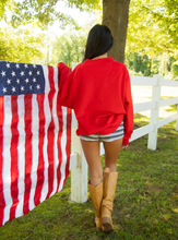Load image into Gallery viewer, *PREORDER* charlie southern: USA flag mockneck sweatshirt