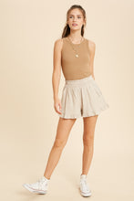 Load image into Gallery viewer, fitted rib knit high neck tank top