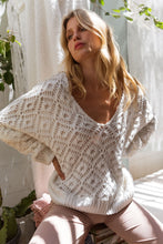 Load image into Gallery viewer, snow white chenille sweater