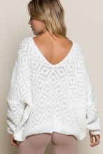 Load image into Gallery viewer, snow white chenille sweater