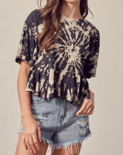 Load image into Gallery viewer, babydoll peplum knit top - tie dye