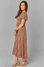 Load image into Gallery viewer, buddy love: babs smocked midi dress - rosebud