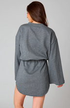 Load image into Gallery viewer, buddy love: willa sweatshirt dress - heather grey