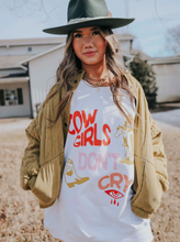 Load image into Gallery viewer, charlie southern: cowgirls don't cry sweatshirt