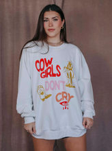 Load image into Gallery viewer, charlie southern: cowgirls don't cry sweatshirt