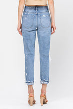 Load image into Gallery viewer, flying monkey: high rise distressed boyfriend crop jean