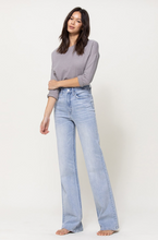 Load image into Gallery viewer, flying monkey: 90's stretch flare denim - mirror wall
