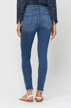 Load image into Gallery viewer, vervet by flying monkey: high rise ankle skinny jean - blue canon