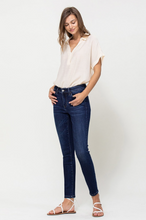 Load image into Gallery viewer, vervet by flying monkey: high rise skinny jeans - dark wash