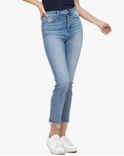 Load image into Gallery viewer, vervet by flying monkey: super high rise slim crop straight jeans - swish
