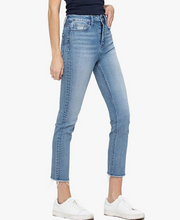 Load image into Gallery viewer, vervet by flying monkey: super high rise slim crop straight jeans - swish