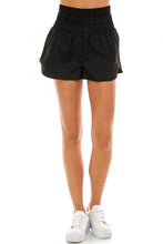 Load image into Gallery viewer, athletic high rise shorts - black