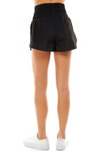 Load image into Gallery viewer, athletic high rise shorts - black