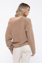 Load image into Gallery viewer, eyelash button up cardigan - camel