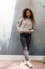 Load image into Gallery viewer, Amanda Moore's sweater for women in Heather Grey