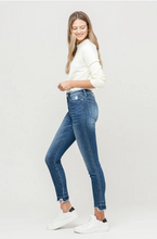Load image into Gallery viewer, vervet by flying monkey: high rise released distressed hem ankle skinny jean - lobby