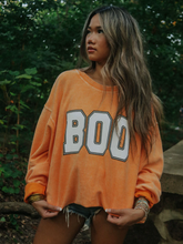 Load image into Gallery viewer, charlie southern: boo corded crew sweatshirt

