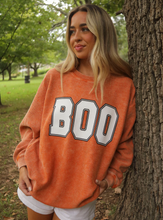 Load image into Gallery viewer, charlie southern: boo corded crew sweatshirt
