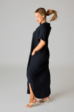 Load image into Gallery viewer, buddy love: carmen cover up maxi dress - black
