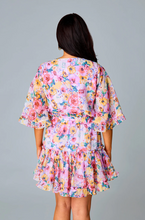 Load image into Gallery viewer, buddy love: polyanna elastic waist mini dress - estate
