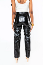 Load image into Gallery viewer, buddy love: gomez vegan leather pants - black
