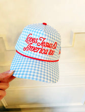Load image into Gallery viewer, loves Jesus &amp; America too hat
