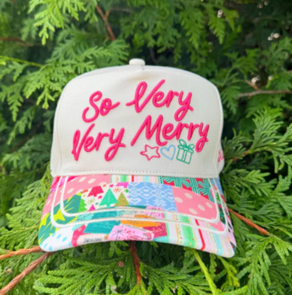 so very very merry trucker hat