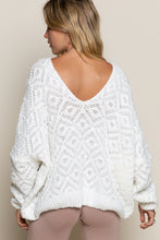 Load image into Gallery viewer, snow white chenille sweater
