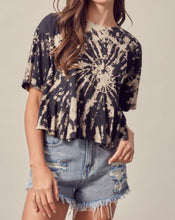 Load image into Gallery viewer, babydoll peplum knit top - tie dye
