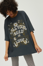 Load image into Gallery viewer, daydreamer: all you need is love os tee
