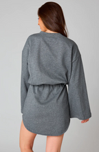 Load image into Gallery viewer, buddy love: willa sweatshirt dress - heather grey
