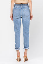 Load image into Gallery viewer, flying monkey: high rise distressed boyfriend crop jean
