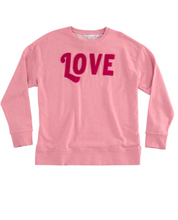 Load image into Gallery viewer, love sweatshirt - pink
